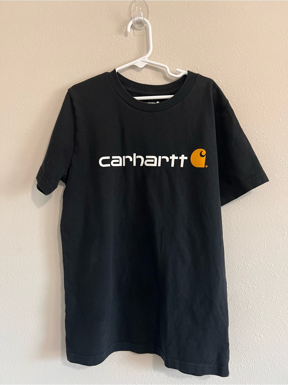 Carhartt kids Black Logo Short-Sleeve T-Shirt